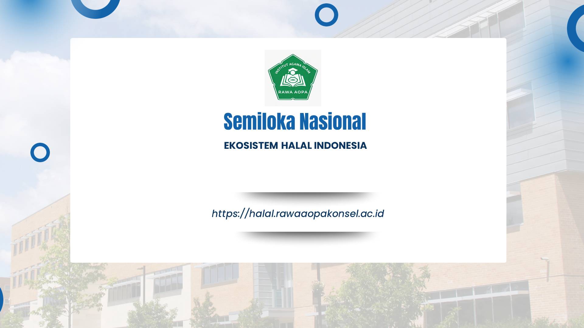 Jadwal Semiloka (ISW)